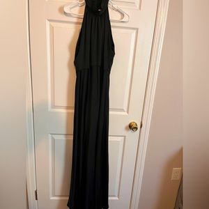 COPY - BHLD Black high neck satin dress. Worn once for a wedding. No alteration…